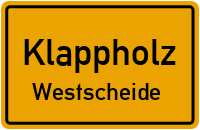 Teichstraße in KlappholzWestscheide