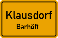 Klausdorfer Straße in 18445 Klausdorf (Barhöft)