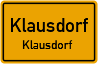 Straßen in Klausdorf Klausdorf