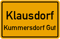 Straßen in Klausdorf Kummersdorf Gut
