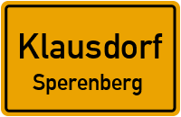 Straßen in Klausdorf Sperenberg