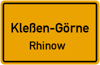 Lindenstraße in Kleßen-GörneRhinow