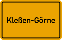 City Sign Kleßen-Görne