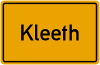 City Sign Kleeth
