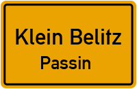 Hauptstraße in Klein BelitzPassin