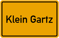 City Sign Klein Gartz