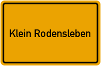 Klein Rodensleben in Sachsen-Anhalt