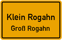 Feldweg in Klein RogahnGroß Rogahn