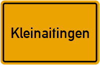 City Sign Kleinaitingen