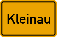 Ortsschild von Gemeinde Kleinau in Sachsen-Anhalt