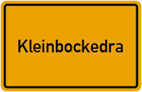 City Sign Kleinbockedra