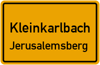 Kreuzerweg in KleinkarlbachJerusalemsberg