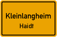 Stephansberg in KleinlangheimHaidt