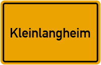 Kleinlangheim in Bayern