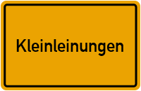 City Sign Kleinleinungen