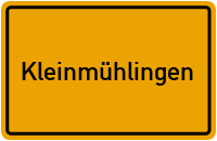 City Sign Kleinmühlingen