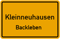 Neue Straße in KleinneuhausenBackleben