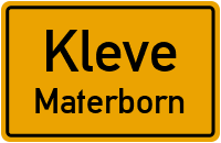 Gertrud-Boss-Straße in KleveMaterborn