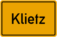 City Sign Klietz