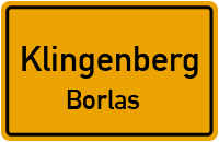 Straßenverzeichnis Klingenberg Borlas