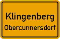 Dorfstraße in KlingenbergObercunnersdorf