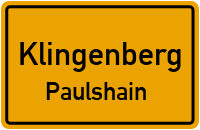 Paulshainer Str. in KlingenbergPaulshain