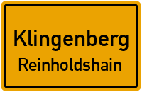 Teichweg in KlingenbergReinholdshain