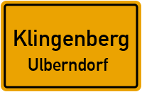 Alte Straße in KlingenbergUlberndorf