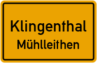 Hauptstraße in KlingenthalMühlleithen