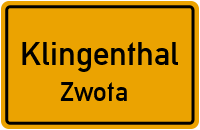 Klausentalweg in KlingenthalZwota