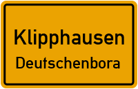 Elgersdorfer Straße in KlipphausenDeutschenbora