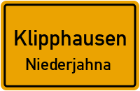 Bergstraße in KlipphausenNiederjahna