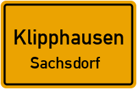 Wirtschaftsweg in KlipphausenSachsdorf