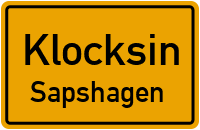 Sapshagen in KlocksinSapshagen