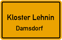 Neue Bochower Straße in Kloster LehninDamsdorf