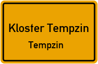 Wariner Straße in Kloster TempzinTempzin