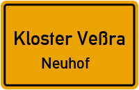 Ahlstädter Weg in 98660 Kloster Veßra (Neuhof)