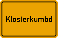 Ortsschild von Gemeinde Klosterkumbd in Rheinland-Pfalz