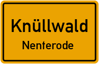 Straßenverzeichnis Knüllwald Nenterode