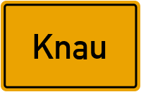 Schulstraße in Knau