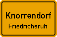 Friedrichsruher Straße in 17091 Knorrendorf (Friedrichsruh)