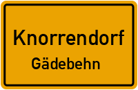 Gartenstraße in KnorrendorfGädebehn
