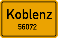 Straßen in 56072 Koblenz