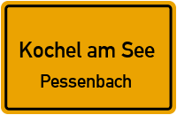 Straßenverzeichnis Kochel am See Pessenbach
