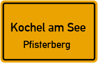 Straßen in Kochel am See Pfisterberg