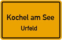 Alte Kesselbergstraße in Kochel am SeeUrfeld