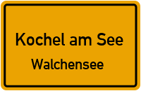 Ringstraße in Kochel am SeeWalchensee