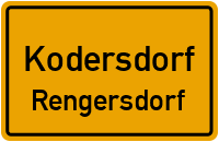 Untere Dorfstraße in KodersdorfRengersdorf