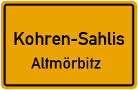 Rüdigsdorfer Straße in Kohren-SahlisAltmörbitz