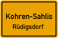 Rüdigsdorf in Kohren-SahlisRüdigsdorf